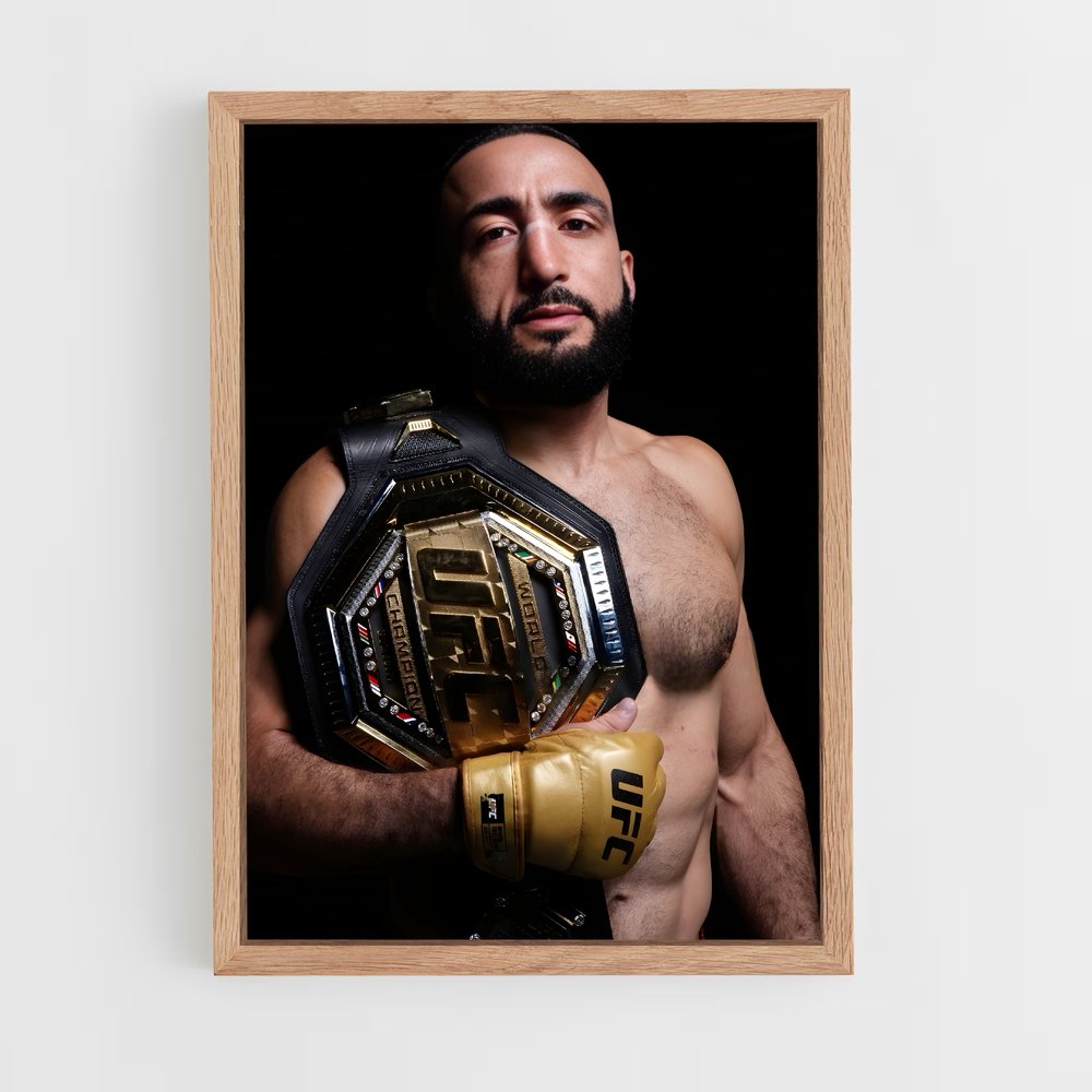 Poster Le Champion Auréole – affiche MMA (vue 4)